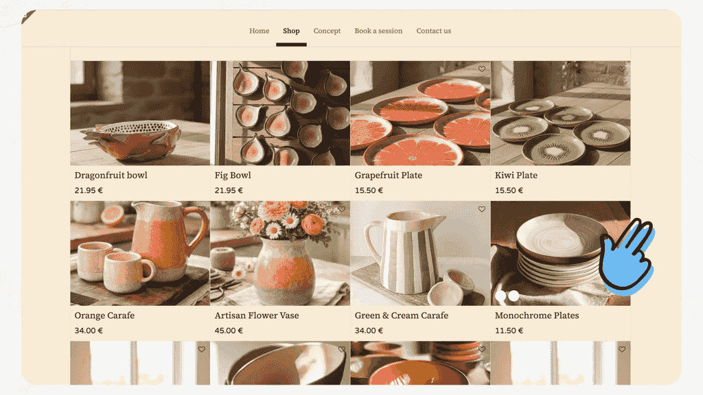 Multiple catalog page templates available for free